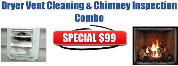 Dryer Vent and Chimney Inspection Combo $99